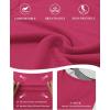 imageATHMILE Women Short Sleeve V Neck Ribbed Knit Fitted Shirts Basic Tees Tops 2025 Summer Casual TShirts Going Out OutfitsHot Pink