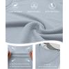 imageATHMILE Women Short Sleeve V Neck Ribbed Knit Fitted Shirts Basic Tees Tops 2025 Summer Casual TShirts Going Out OutfitsLight Blue