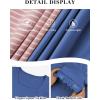 imageATHMILE Womens Summer Tops Square Neck Dressy Casual Ruffle Trim Sleeve Cute T Shirts Trendy ClothesDark Blue