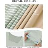 imageATHMILE Womens Summer Tops Square Neck Dressy Casual Ruffle Trim Sleeve Cute T Shirts Trendy ClothesGreenstripe
