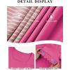 imageATHMILE Womens Summer Tops Square Neck Dressy Casual Ruffle Trim Sleeve Cute T Shirts Trendy ClothesHot Pink