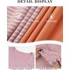 imageATHMILE Womens Summer Tops Square Neck Dressy Casual Ruffle Trim Sleeve Cute T Shirts Trendy ClothesPinkstripe