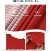 imageATHMILE Womens Summer Tops Square Neck Dressy Casual Ruffle Trim Sleeve Cute T Shirts Trendy ClothesRed