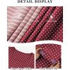 imageATHMILE Womens Summer Tops Square Neck Dressy Casual Ruffle Trim Sleeve Cute T Shirts Trendy ClothesWine Polka Dot