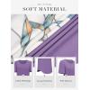 imageATHMILE Womens T Shirts Short Sleeve Summer Tops Pleated Dressy Casual Blouses Spring Clothes Beach Vacation 2025Purple