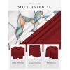 imageATHMILE Womens T Shirts Short Sleeve Summer Tops Pleated Dressy Casual Blouses Spring Clothes Beach Vacation 2025Wine Red