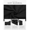 imageATHMILE Womens Tunics Loose Fit Dressy Blouses Summer Short Sleeve Tops with Curved Hem Beach Vacation Clothes for WomenBlack