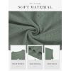 imageATHMILE Womens Tunics Loose Fit Dressy Blouses Summer Short Sleeve Tops with Curved Hem Beach Vacation Clothes for WomenGrey Green