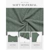 imageATHMILE Tops for Women Trendy Short Sleeve Shirts Dressy Casual Cap Blouses with Curved Hem Summer ClothingGrey Green