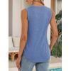 imageATHMILE Womens Loose Fit Casual Flowy Tank Tops Round Neck Trendy Sleeveless Summer Beach Clothes OutfitsBlue