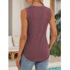 imageATHMILE Womens Loose Fit Casual Flowy Tank Tops Round Neck Trendy Sleeveless Summer Beach Clothes OutfitsWine Red