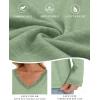 imageATHMILE Long Sleeve T Shirts for Women Lace V Neck Casual Cute Tops Loose Fit Fall Winter Basic ClothingLight Green