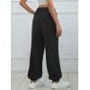 imageATHMILE Sweatpants Women Baggy Lounge Pants Workout Gym Active High Waisted Comfy Joggers for WomenBlack