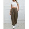 imageATHMILE Sweatpants Women Baggy Lounge Pants Workout Gym Active High Waisted Comfy Joggers for WomenCoffee