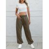 imageATHMILE Sweatpants Women Baggy Lounge Pants Workout Gym Active High Waisted Comfy Joggers for WomenCoffee