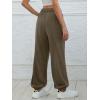 imageATHMILE Sweatpants Women Baggy Lounge Pants Workout Gym Active High Waisted Comfy Joggers for WomenCoffee