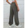 imageATHMILE Sweatpants Women Baggy Lounge Pants Workout Gym Active High Waisted Comfy Joggers for WomenDark Grey
