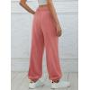 imageATHMILE Sweatpants Women Baggy Lounge Pants Workout Gym Active High Waisted Comfy Joggers for WomenPink