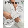 imageATHMILE Sweatpants Women Baggy Lounge Pants Workout Gym Active High Waisted Comfy Joggers for WomenWhite