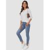 imageATHMILE Womens 34 Sleeve TShirts Summer Tops Fall Fashion Blouses Beach Vacation Clothes Spring Tunic 2025 TrendyWhite