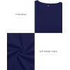 imageATHMILE Womens Fall Deep V Neck Long Sleeve Shirts Modal Slim Fit Basic Tee Tops 2025Anavy