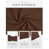 imageATHMILE Womens Long Sleeve Crewneck Ribbed Tops Fitted Stretch Casual Basic T Shirts 2025Bbrown