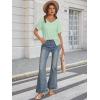 imageATHMILE Womens Summer 2025 V Neck Casual Tunic Tops Spring Fashion Basic Trendy OutfitsMintgreen