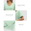 imageATHMILE Womens Summer 2025 V Neck Casual Tunic Tops Spring Fashion Basic Trendy OutfitsMintgreen