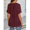 imageATHMILE Womens Summer 2025 V Neck Casual Tunic Tops Spring Fashion Basic Trendy OutfitsWinered