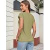 imageATHMILE Womens Tops Basic T Shirts Summer Business Dressy Casual Cap Sleeve Tee Cute Clothes Trendy Fashion OutfitsLight Green