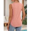 imageATHMILE Womens Tank Tops Summer Spring Sleeveless Casual Cute Basic Trendy Loose Flowy Beach Shirt Vacation Outfits 2025Coral Red