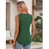imageATHMILE Womens Tank Tops Summer Spring Sleeveless Casual Cute Basic Trendy Loose Flowy Beach Shirt Vacation Outfits 2025Dark Green