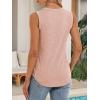 imageATHMILE Womens Tank Tops Summer Spring Sleeveless Casual Cute Basic Trendy Loose Flowy Beach Shirt Vacation Outfits 2025Pink