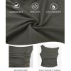imageWomens Off The Shoulder Tops Summer Shirts Going Out Crop Tank Top Y2K T Corset Tube Cute FashionGrey