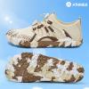 imageATHMILE Water Shoes for Women Men Quick Dry Beach Barefoot Aqua Swim Shoes NonSlip for Wading Rafting Hiking KayakingA Beige