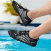 imageATHMILE Water Shoes for Women Men Quick Dry Beach Barefoot Aqua Swim Shoes NonSlip for Wading Rafting Hiking KayakingB Grey