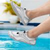 imageATHMILE Water Shoes for Women Men Quick Dry Beach Barefoot Aqua Swim Shoes NonSlip for Wading Rafting Hiking KayakingB White