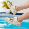 imageATHMILE Water Shoes for Women Men Quick Dry Beach Barefoot Aqua Swim Shoes NonSlip for Wading Rafting Hiking KayakingC Beige
