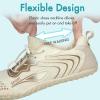 imageATHMILE Water Shoes for Women Men Quick Dry Beach Barefoot Aqua Swim Shoes NonSlip for Wading Rafting Hiking KayakingC Beige
