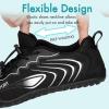 imageATHMILE Water Shoes for Women Men Quick Dry Beach Barefoot Aqua Swim Shoes NonSlip for Wading Rafting Hiking KayakingC Black