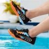 imageATHMILE Water Shoes for Women Men Quick Dry Beach Barefoot Aqua Swim Shoes NonSlip for Wading Rafting Hiking KayakingC Orange