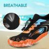 imageATHMILE Water Shoes for Women Men Quick Dry Beach Barefoot Aqua Swim Shoes NonSlip for Wading Rafting Hiking KayakingC Orange