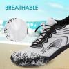 imageATHMILE Water Shoes for Women Men Quick Dry Beach Barefoot Aqua Swim Shoes NonSlip for Wading Rafting Hiking KayakingC White