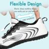 imageATHMILE Water Shoes for Women Men Quick Dry Beach Barefoot Aqua Swim Shoes NonSlip for Wading Rafting Hiking KayakingC White