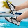 imageATHMILE Water Shoes for Women Men Quick Dry Beach Barefoot Aqua Swim Shoes NonSlip for Wading Rafting Hiking KayakingC White
