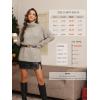 imageATHMILE Oversized Chunky Sweaters for Women Fall Turtleneck Long Sleeve Knit Pullover Tops 2025 Winter Fashion ClothesKhaki