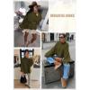 imageATHMILE Womens Fall Fashion Oversized Sweaters Chunky Knit Mock Neck Long Sleeve Casual Trendy Pullover Winter Clothes 2025Army Green