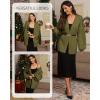 imageATHMILE Womens Fall Oversized Cardigan Sweaters Long Lantern Sleeve Knit Open Front Lightweight Winter Fashion Clothes 2025Army Green