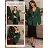 imageATHMILE Womens Fall Oversized Cardigan Sweaters Long Lantern Sleeve Knit Open Front Lightweight Winter Fashion Clothes 2025Spinach Green
