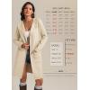 imageATHMILE Womens Fall Sweater Open Front Knit Lightweight Cardigan Casual Long Coatigan Lady Jacket Coat Winter Outerwear 2025Beige